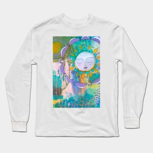 Mandala Moon Long Sleeve T-Shirt